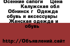 Осенние сапоги  › Цена ­ 2 000 - Калужская обл., Обнинск г. Одежда, обувь и аксессуары » Женская одежда и обувь   